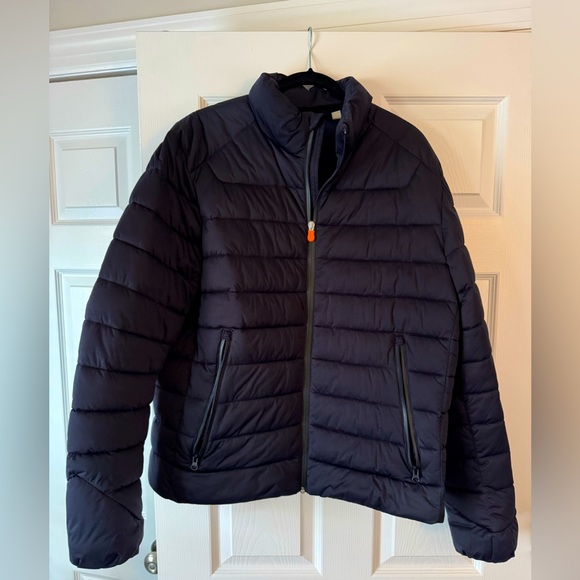 SAVE THE DUCK Navy Puffer Jacket - Picture 1 of 3